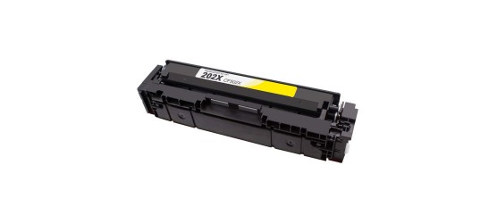 Cartouche laser HP CF502X (202X) haute capacité compatible jaune